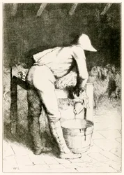 The Butcher and the Sheep from The Pilgrim